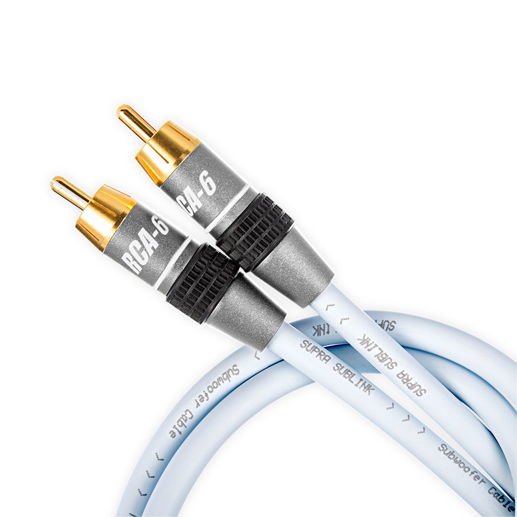 Supra Cables Sublink 1RCA-1RCA Audio